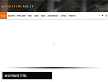 Tablet Screenshot of guillaumefarley.com
